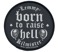 Motörhead Lemmy Kilmister - Born to raise hell Patch black white