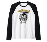 Motörhead - Live To Win White Raglan Baseball Tee