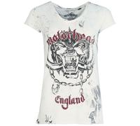 Motörhead Logo England T-Shirt white grey XXL