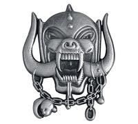 Motörhead Metal Warpig Indifferent Pin's grey, Estándar, Zinc Alloy, No gem