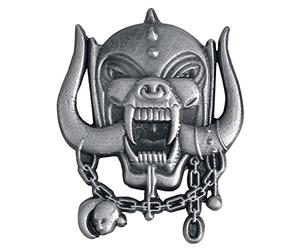 Motörhead Metal Warpig Indifferent Pin's grey, Estándar, Zinc Alloy, No gem