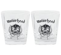 Motörhead Whiskey Glass Set Unisex Beer Glass Transparent, Glass,