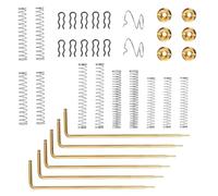 Motofoal Carburetor Calibration Tuning Kit Replacement for Edelbrock CFM 1400 1404 1405 1406 1407 1408 1409 1411 WPA 1487 Carter AFB Carburetor Jets Rods Springs Metering Jets sizes 95 98 101