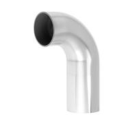 Motoforti 1.5"OD 90° Mandrel Bend Elbow 4"L Exhaust Elbow Pipe Connector | 304 Stainless Steel, Extended Pipe Tube for Welding HVAC Stair Handrail Polished Surface, 1.5mm Wall