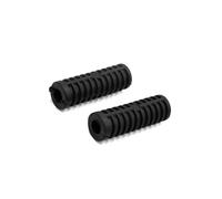 Motoforti 1 Pair 15mm Rubber Nonslip Footrest Pedal Foot Peg Cover Shell Long-lasting