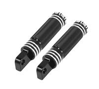 Motoforti 1 Pair 9mm Aluminum Aolly Motorcycle Rearsets Footrest Footpeg Black