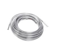 Motoforti 1 Pc 26.25Ft 8m Universal Car Door Edge Protective Strip - Car Chrome Door Edge Guard Strip Anti-scratch Collision - PVC Chrome Silver Tone Long-lasting