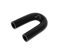 Motoforti 1 Pcs 22mm/0.87" ID 120mm/4.72" Length 180 Degrees Black Car Silicone Hose Coolant Hose Universal Long-lasting