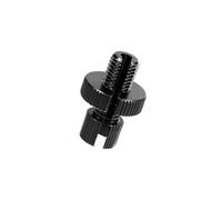 Motoforti 1 Pcs M10 Brake Clutch Cable Line Adjuster Screw Black Long-lasting