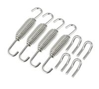 Motoforti 1 Set 31mm 1.22" Motorcycle Exhaust Pipe Spring with U Shape Hooks