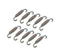 Motoforti 10pcs 59mm Multicolor Motorcycle Exhaust Pipe Swivel Springs Long-lasting