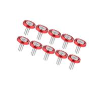 Motoforti 10pcs Fender Washer Bumper Washer M6 Bolts Engine Bay Dress Red Long-lasting