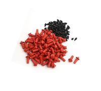 Motoforti 170Pcs Car Mushroom Shaped Tire Repair Insert Plugs Red Black Long-lasting