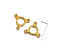 Motoforti 17mm Gold Tone Aluminum Alloy Racing Motorcycle Rider CNC Fork Preload Adjusters for Most Motorcycle - Pack of 2 Long-lasting