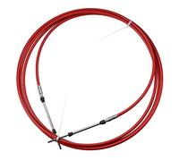 Motoforti 1pcs 16ft 5 Meter 197 Inch Marine Type 3300 / 33C Throttle Shift Remote Control Box Cable for Yamaha Outboard Engine Boat Motor Steering System Red