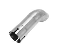 Motoforti 2.5" ID Inlet Turn Down Exhaust Pipe T304 Stainless Steel Surface Polishing Mandrel Bend Elbow Tube 9.1" Overall Length Suitalbe for 2.5" OD Tailpipes