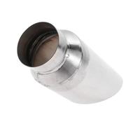 Motoforti 2.5" ID Inlet Turn Down Exhaust Tip T304 Stainless Steel Surface Polishing Mandrel Bend Elbow Tube 9.1" Overall Length Suitalbe for 3.5" OD Tailpipes