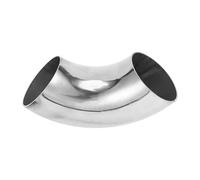 Motoforti 2.5" Inch OD 90 Degree Mandrel Bend Elbow Car Modified Exhaust Pipe Tubing 1.5mm/16GA Thickness 304 Stainless Steel Bend Tube Stair Handrail Piping 63x175x1.5mm