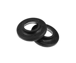 Motoforti 2 Pcs Front Upper Coil Spring Insulators 52000229 Rubber Black Long-lasting