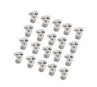 Motoforti 20pcs 1/8" 90 Degree Angle Nickel Plated Grease Nipple Fitting for Car Long-lasting