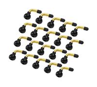 Motoforti 20pcs Car Tire Valve Air Tyre PVR70 Valve Stem Bent 90 Degree Angled Long-lasting