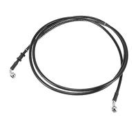 Motoforti 240cm 94.49" Motorcycle Brake Clutch Oil Hose Line Pipe Black