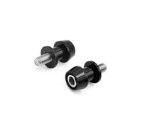 Motoforti 2pcs 10mm Thread Dia Black Swingarm Swing Arm Spool Motorcycle Slider Stand Bobbins Long-lasting