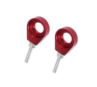 Motoforti 2pcs 15mm Dia Hole Chain Axle Adjuster Tensioner for Motorcycle Long-lasting