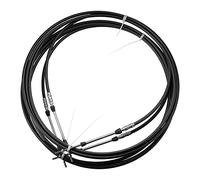 Motoforti 2pcs 16ft 5 Meter 197" Marine Type 3300 / 33C Throttle Shift Remote Control Box Cable for Yamaha Outboard Engine Boat Motor Steering System Black