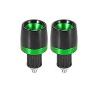 Motoforti 2pcs 18mm Handlebar End Caps Plug Bar End for Motorcycle Green
