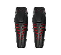 Motoforti 2pcs Motorcycle Knee Pads with Adjustable Strap for Adults Red