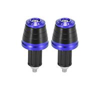 Motoforti 2pcs Universal 18mm Handlebar End Caps Plug Bar for Motorcycle Blue