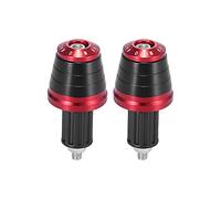 Motoforti 2pcs Universal 18mm Handlebar End Caps Plug Bar for Motorcycle Red