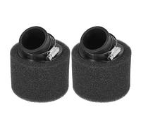 Motoforti 2pcs Universal 40mm Bent Motorcycle Carburetor Air Filter Cleaner