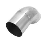 Motoforti 3.5" ID Inlet Turn Down Exhaust Hose T304 Stainless Steel Surface Polishing Mandrel Bend Elbow Tube 9.1" Overall Length Suitalbe for 3.5" OD Tailpipes