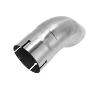 Motoforti 3.5" ID Inlet Turn Down Exhaust Pipe T304 Stainless Steel Surface Polishing Mandrel Bend Elbow Tube 9.1" Overall Length Suitalbe for 3.5" OD Tailpipes