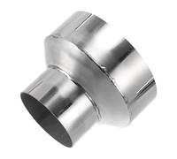 Motoforti 3"OD to 5"OD Mandrel Exhaust Bend Elbow Concentric Reducer T304 Stainless Steel Pipe Adapter 4 Inch Length Silver Tone