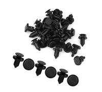 Motoforti 30 Pcs Car Interior Trim Clips Black Nylon Rivet Fastener for Honda Long-lasting
