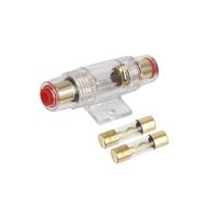 Motoforti 4 6 8 Gauge AWG Inline Fuse Holder with 15A AGU Fuses for Car Auto Long-lasting