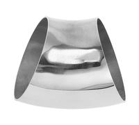 Motoforti 45 Degree Mandrel Bend Elbow Car Modified Exhaust Pipe Tubing Piping 3" Inch OD Thickness 1.5mm/16GA 76x100x1.5mm 304 Stainless Steel Silver Tone