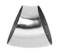 Motoforti 45 Degree Mandrel Bend Elbow Car Modified Exhaust Pipe Tubing Piping 3" Inch OD Thickness 1.2mm/18GA 76x87x1.2mm 201 Stainless Steel Silver Tone