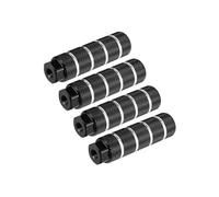 Motoforti 4pcs BMX MTB Bike Rear Foot Pegs Footrests Black Fit 3/8 Inch Axles Long-lasting