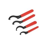 Motoforti 4pcs Coil Over Wrench Shock Spanner Adjustable C Shape Wrenches Tool Long-lasting
