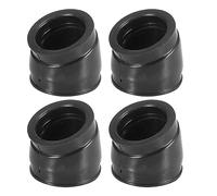 Motoforti 4pcs Motorcycle Carburetor Intake Manifold Boot Joint for Honda CB900C 1980-1982 16214-438-000
