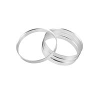 Motoforti 4pcs OD 74.1mm to ID 72.6mm Aluminum Alloy Car Hub Centric Rings Long-lasting