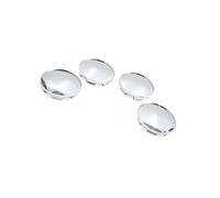 Motoforti 4Pcs Silver Tone 68mm Dia 6 Lugs Car Tire Wheel Center Hub Caps Cover Protector Long-lasting