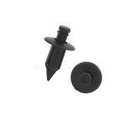Motoforti 50 Pcs Black Plastic Door Trim Push Pins Fastener Rivet for 7mm Hole Long-lasting