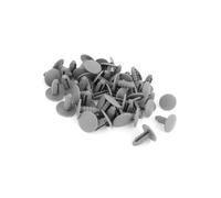 Motoforti 50PCS 8mm Hole Gray Plastic Rivet Door Push in CLip for Car Long-lasting