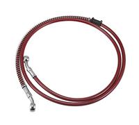 Motoforti 55.12" Stainless Steel Motorcycle Hydraulic Brake Line Oil Hose Red