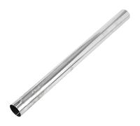 Motoforti 57mm/2.25" OD Straight DIY Custom Mandrel Exhaust Pipe Tube 762mm/30 Length T304 Stainless Steel Piping with Cutted End Universal Fitment Silver Tone